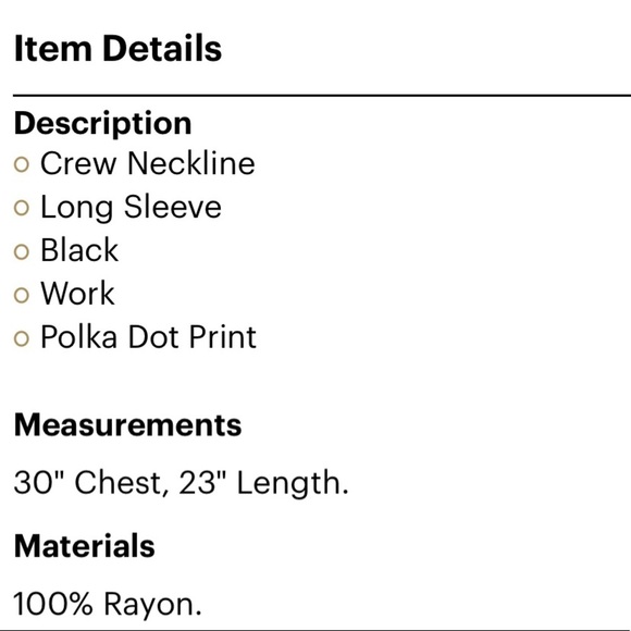 Philosophy Republic size medium polka dot top - Picture 4 of 5